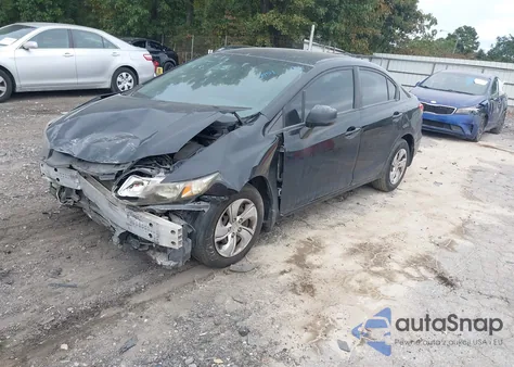 2013 Honda Civic Lx from USA, damaged, VIN 2HGFB2F53DH301951